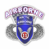 Afdeling Luchtvaart Sticker (Voorkant)