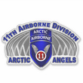 Afdeling Luchtvaart Sticker (Voorkant)