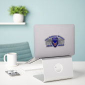 Afdeling Luchtvaart Sticker (Laptop op bureau)