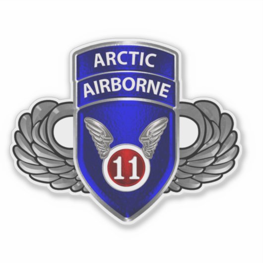 Afdeling Luchtvaart Sticker (Voorkant)