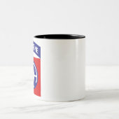 Afdeling Luchtvaart Tweekleurige Koffiemok (Center)