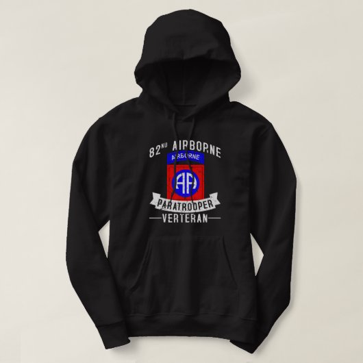 Afdeling Luchtvaart, Veteraan Paratrooper Hoodie (Design voorkant)