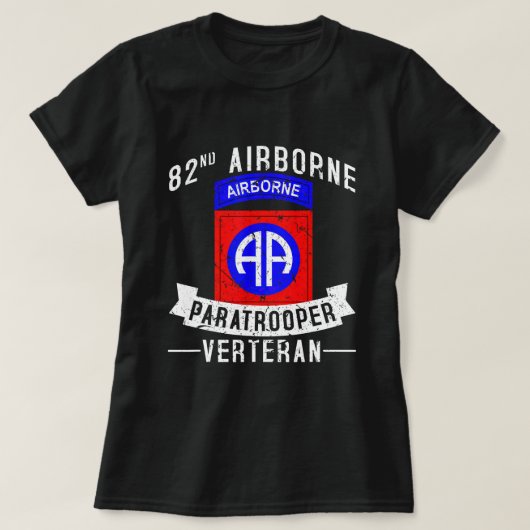 Afdeling Luchtvaart, Veteraan Paratrooper T-shirt (Design voorkant)