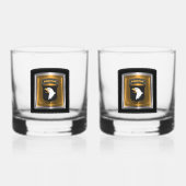 Afdeling Luchtvaart Whisky Glas (Voorkant)