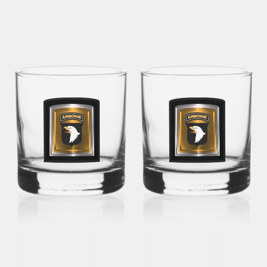 Afdeling Luchtvaart Whisky Glas (Voorkant)