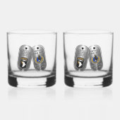 Afdeling Luchtvaart Whisky Glas (Voorkant)
