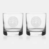 Afdeling Luchtvaart Whisky Glas (Achterkant)
