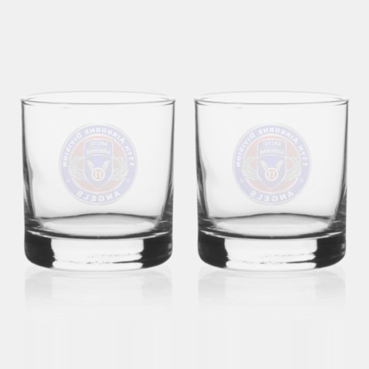 Afdeling Luchtvaart Whisky Glas (Achterkant)