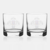 Afdeling Luchtvaart Whisky Glas (Achterkant)