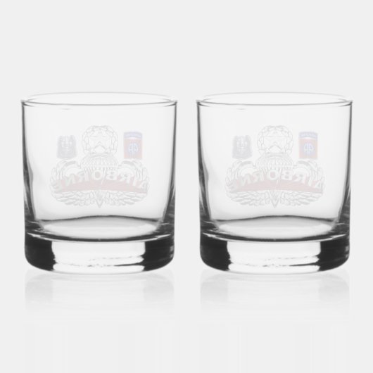 Afdeling Luchtvaart Whisky Glas (Achterkant)