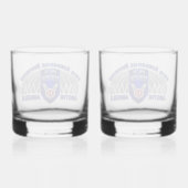 Afdeling Luchtvaart Whisky Glas (Achterkant)