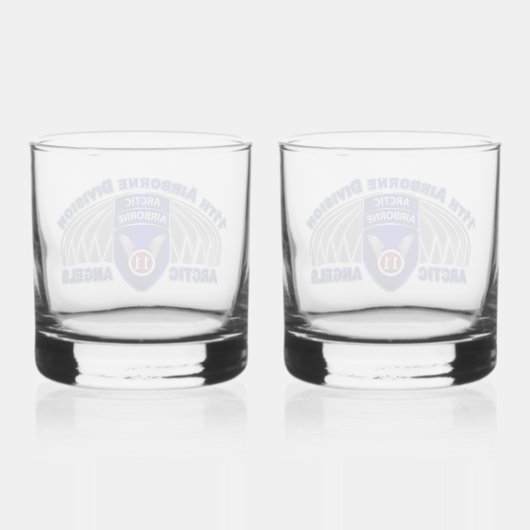 Afdeling Luchtvaart Whisky Glas (Achterkant)