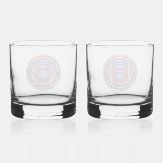 Afdeling Luchtvaart Whisky Glas (Achterkant)