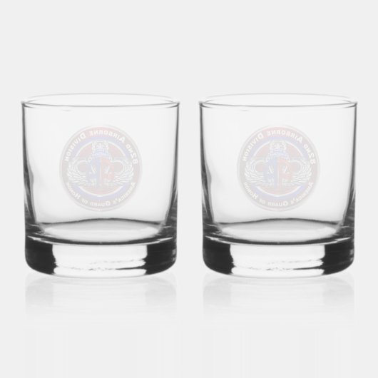 Afdeling Luchtvaart Whisky Glas (Achterkant)