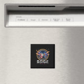 Afdeling Overheids Efficiëntie Doge Trump 47e Magneet (Insitu (Vaatwasser))