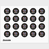 Afdeling Overheids Efficiëntie Doge Trump 47e Ronde Sticker (Vel)