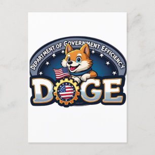 Afdeling Overheidsrendement Doge Hond   Briefkaart