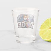 Afdeling Overheidsrendement Doge Hond   Shot Glas (Achterkant)