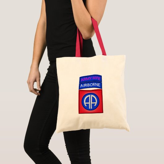 Afdeling "Paratrooper Wife" Tote Bag (Voorkant (product))