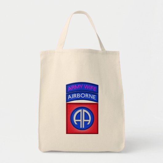 Afdeling "Paratrooper Wife" Tote Bag (Voorkant)