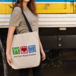 Afdeling Personeelszaken Tote Bag<br><div class="desc">Kort de gift van de afdeling van het personeel voor een manager van u bij een bedrijf of een zaken. Peace Love Human Resources.</div>