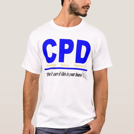 Afdeling politie van Cambridge T-shirt (Voorkant)