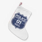 Afdeling politie van Idaho Shield 01 Kleine Kerstsok (Voorkant (Hangend))
