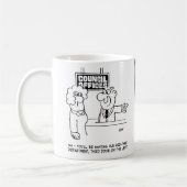 Afdeling Rode tape van de lokale raad Koffiemok (Links)