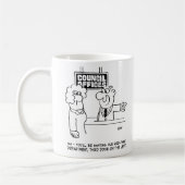 Afdeling Rode tape van de lokale raad Koffiemok (Links)