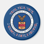 AFDELING VAN ARBEIDSVERSCHILLENDE VVV MAGNEET (Voorkant)