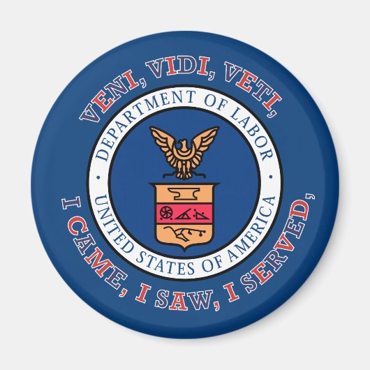 AFDELING VAN ARBEIDSVERSCHILLENDE VVV MAGNEET (Voorkant)