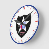 Afdeling van de Infanterie van het leger de 2de Ronde Klok (Hoek)