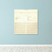 Afdeling van het Romeinse Rijk 395 AD 2 Canvas Afdruk (Insitu (Houten vloer))
