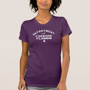 Afdeling Voorwaartse planning Grafisch T-shirt
