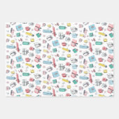  afdeling Winkelcadeaus Retro plakband kleur Inpakpapier Vel (Voorkant 3)