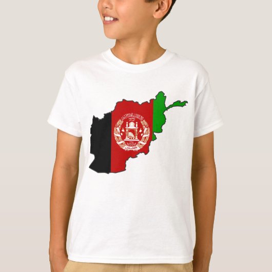 Afdelingskaart voor Afghanistan T-shirt (Voorkant)