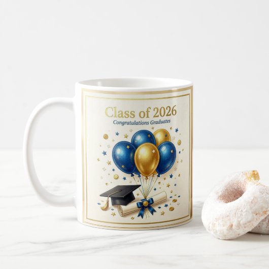 Afdgradatie Herinneringsmokkoppen Koffiemok (Met donut)