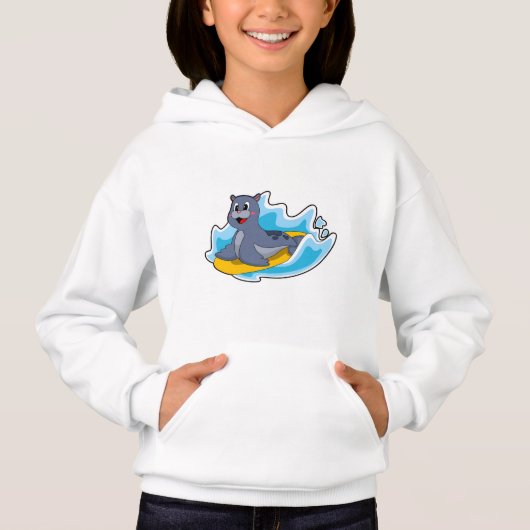 Afdichting als Surfer met Surfboard (Voorkant)