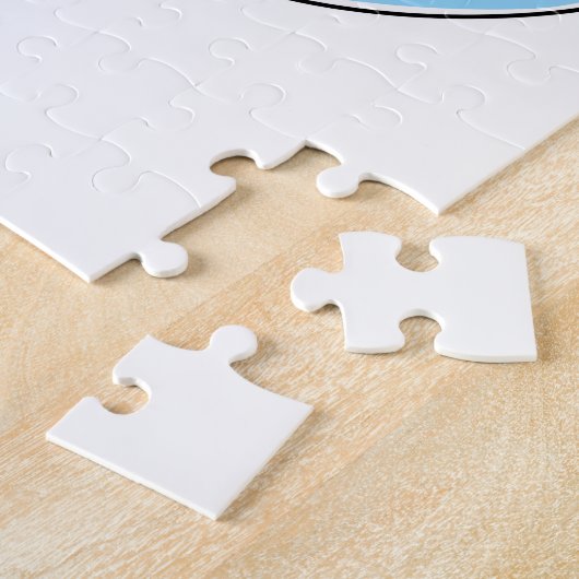 Afdichting als Surfer met Surfboard Legpuzzel (Zijkant)