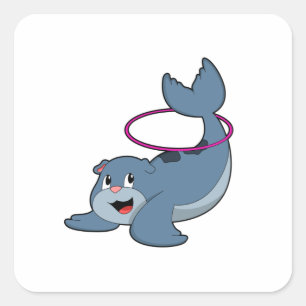 Afdichting bij fitness met fitnessbanden.PNG Vierkante Sticker