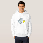 Afdichting bij surfen met surfbord hoodie (Voorkant volledig)