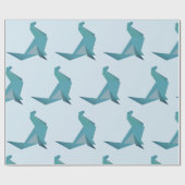 Afdichting Blauw cadeaupapier (Vlak)