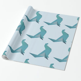 Afdichting Blauw cadeaupapier