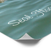 Afdichting drijvend op de achterkant van Chatham P Poster (Hoek)