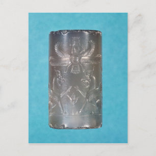 Afdichting van de cilindervormige Achaemenid Briefkaart