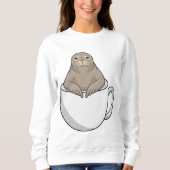 Afdichtingen met koffiebeker trui (Voorkant)