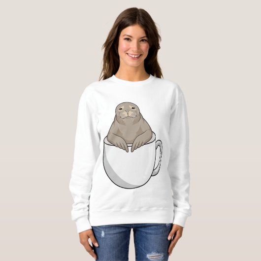 Afdichtingen met koffiebeker trui (Voorkant volledig)