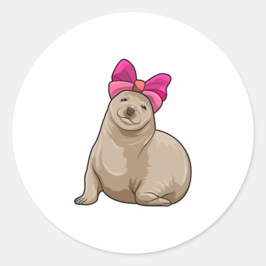 Afdichtingen met lint ronde sticker (Voorkant)