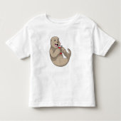 Afdichtingen met Mok met stro Kinder Shirts (Voorkant)