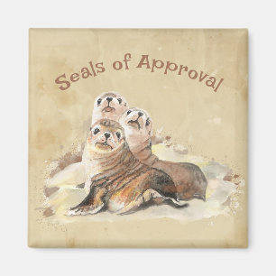 Afdichtingen van goedkeuring Fun Affirmatie Quote  Magneet